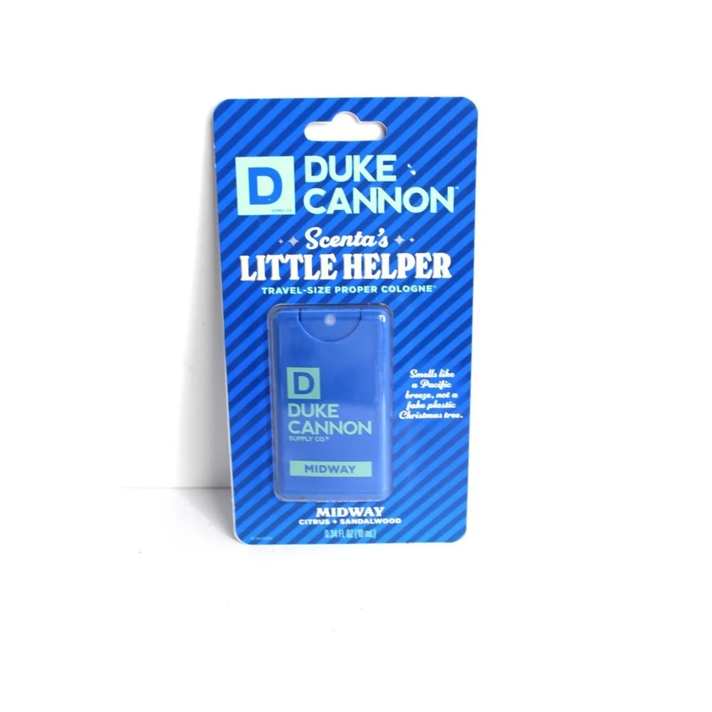 Duke Cannon Travel‎ Size Midway Proper Cologne Citrus Sandalwood 10 ml NIB